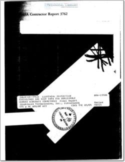 NASA-CR-3762 Lightning Protection Guidelines for Adhesively Bonded Aircraft Structures