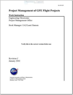 NASA-EAWI023RC Project Management of GFE Flight Projects