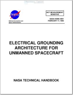 NASA-HDBK-4001 Electrical Grounding Architecture for Unmanned Spacecraft