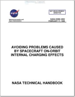 NASA-HDBK-4002 Avoiding Problems Caused by Spacefcraft On-Orbit Internal Charging Effects