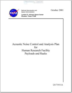 NASA-LS71011RA Acoustic Noise Control and Analysis Plan for Human Research Facility Payloads and Racks
