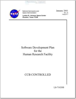 NASA-LS71020RB3 Software Development Plan for the Human Research Facility