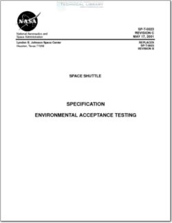 NASA-SPT0023RC Environmental Acceptance Testing