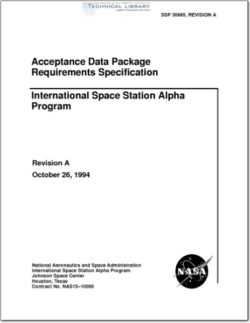 NASA-SSP30695RA Acceptance Data Package Requirements Specification