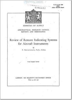 ARC-RM-2199 Review of Remote Indicating Systems for Aircraft Instruments