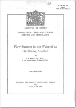 ARC-RM-2773 Flow Patterns in the Wake of an Oscillating Aerofoil