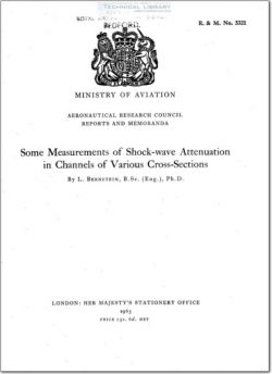 ARC-RM-3321 Some Measurements of Shock Wave Attenuation in Channels of Various Cross Sections