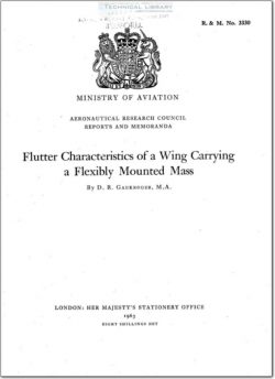 ARC-RM-3330 Flutter Characteristics of a Wing Carrying a Flexibility Mounted Mass