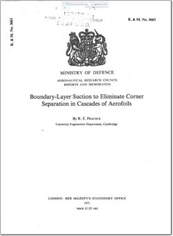 ARC-RM-3663 Boundary Layer Suction to Eliminate Corner Separation in Cascades of Aerofoils
