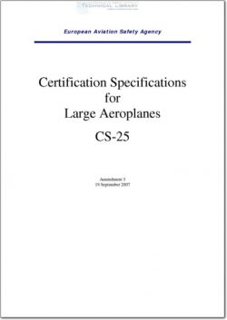 EASA-2007-010-R Certification Specifications for Large Aeroplanes CS-25