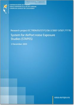 EASA-ECTREN-05-ST-F2-36-2-2007-3-S07.77778 System for Airport Noise Exposures Studies (STAPES)