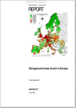 EASA-SINTEF-A6631 Background Noise Levels in Europe