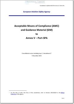 EASA-annex-V-Part-SPA Acceptable Means of Compliance and Guidance Material to Annex V - Part-SPA