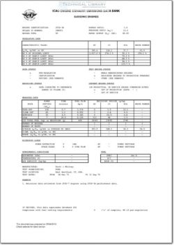 ICAO-1PW001 Engine Exhaust Emissions Data Bank; Pratt & Whitney JT3D-3B