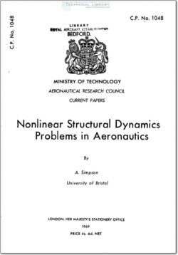 ARC-CP-1048 Nonlinear Structural Dynamics Problems in Aeronautics