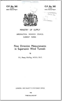 ARC-CP-262 Flow Distribution Measurements in Supersonic Wind Tunnels