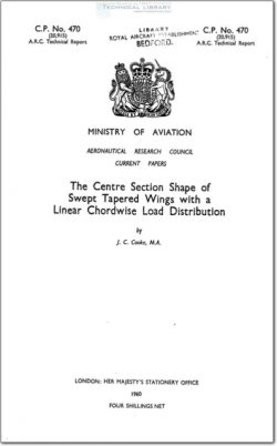 ARC-CP-470 The Centre Section Shape of Swept Tapered Wings with a Linear Chordwise Load Distribution