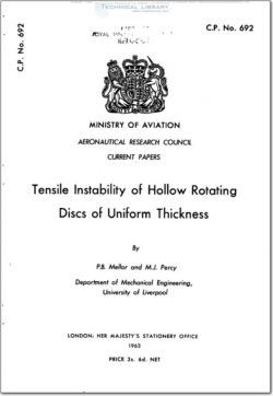 ARC-CP-692 Tensile Instability of Hollow Rotating Discs of Uniform Thickness