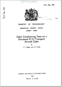 ARC-CP-976 Cabin Conditioning Tests on a Simulated M 2.2 Transport Aircraft Cabin