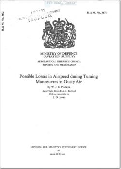 ARM-RM-3672 Possible Losses in Airspeed during Turning Maneuvers in Gusty Air
