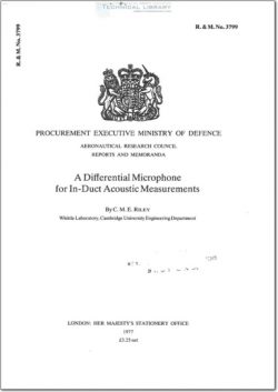 ARM-RM-3799 A Differential Microphone for In-Duct Acoustics Measurements