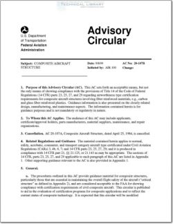 FAA-AC-20-107B Composite Aircraft Structure