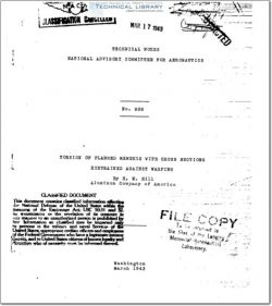 NACA-TN-888 Torsion of Flanged Members with Cross Sections Restrained Against Warping