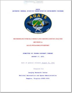 AGATE-WP3.4-034012-079 Methodology for Seat Design and Certification by Analysis