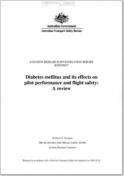 ATSB-B2005-0027 Diabetes Mellitus and its effects on Pilot Performance and Flight Safety; A Review