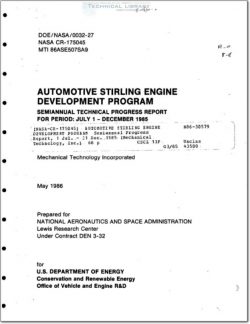 NASA-CR-175045 Automotive Stirling Engine Development Program