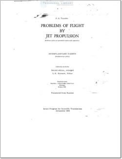 NASA-TT-F-147 Problems of Flight by Jet Propulsion