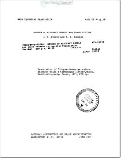 NASA-TT-F-15-764 Design of Aircraft Wheels and Brake Systems