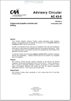 NZCAA-AC43-5 Engine and Propeller Overhaul and Testing