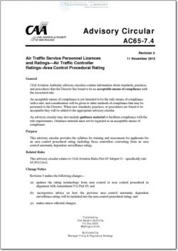 NZCAA-AC65-7.4 Air Traffic Service Personnel Licences and Ratings - Air Traffic Controller Ratings - Area Control Procedural Rating