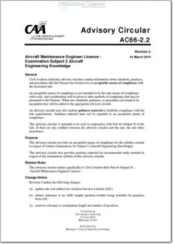 NZCAA-AC66-2.2 Aircraft Maintenance Engineer Licence - Examination Subject 2 - Aircraft Engineering Knowledge