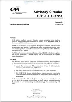 NZCAA-AC91-9 & AC172-1 Radiotelephony Manual