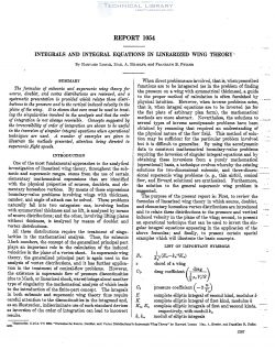 naca-report-1054 Integrals and Integral Equations in Linearized Wing Theory-1