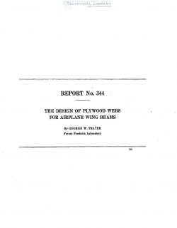 naca-report-344 The Design of Plywood Webs for Airplane Wing Beams-1