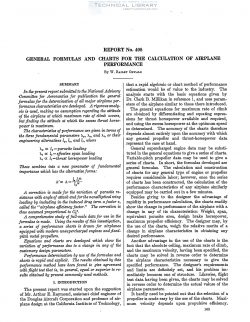 naca-report-408 General Formulas and Charts for the Calculation of Airplane Performance-1