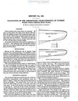 naca-report-665 Calculation of the Aerodynamic Characteristics of Tapered Wings with Partial Span Flaps-1