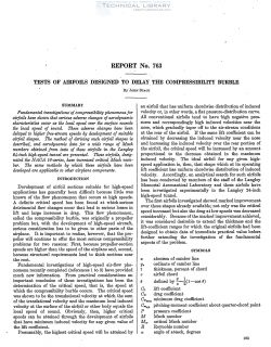 naca-report-763 Tests of Airfoils Designed to Delay the Compressibility Burble-1