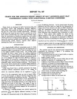 naca-report-827 Charts for the Minimum Weight Design of 24S-T Aluminum Alloy Flat Compression Panels with Longitudinal Z-Section Stiffeners-1
