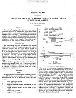 naca-report-893 Velocity Distributions on Two Dimensional Wing Duct Inlets by Conformal Mapping-1