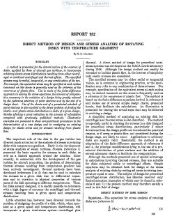 naca-report-952 Direct Method of Design and Stress Analysis of Rotating Disks with Temperature Gradient-1