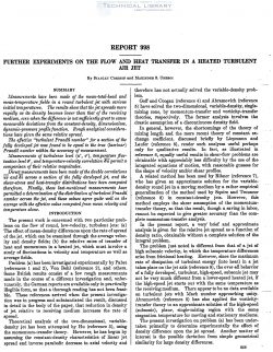 naca-report-998 Further Experiments on the Flow and Heat Transfer in a Heated Turbulent Air Jet-1