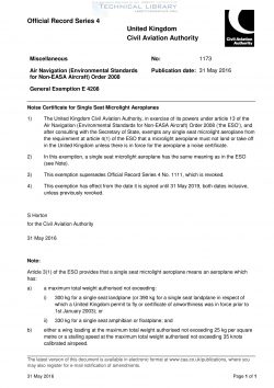 caa-ors-1173-noise-certificate-for-single-seat-microlight-aeroplanes