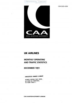 caa-uk-airlines-monthly-statistics-december-1991-1