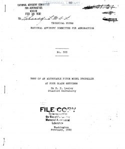 naca-tn-333-test-of-an-adjustable-pitch-model-propeller-at-four-blade-settings-1