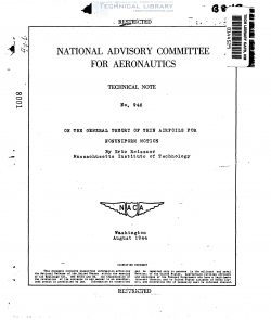 naca-tn-946-on-the-general-theory-of-thin-airfoils-for-nonuniform-motion-1