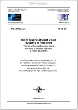 AGARD-RTO-AG-SCI-089